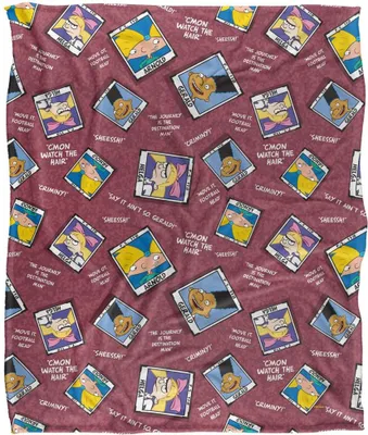 Image de Hey Arnold ! - Couverture Annuaire, Soyeux, Supersoft TV24926 (Taille unique) (Multicolore)