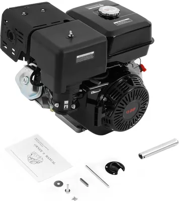 Obrázek produktu pro Benzínový motor – čtyřtaktní motor OHV – 420 cm³ – vzduchem chlazený – jednoválec – 15 HP – černý