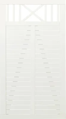 Produktbild von Plus Tor Nostalgi 100 x 180 cm RAL 9010 Weiß