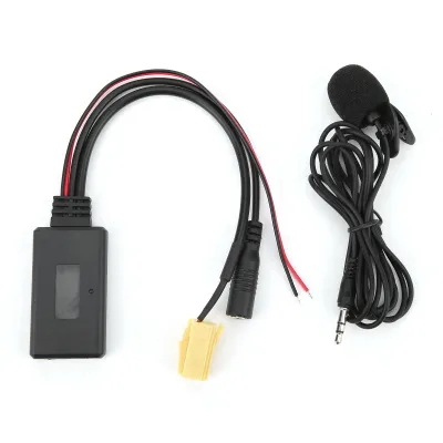 Image de Adaptateur de câble AUX Bluetooth 5.0 avec microphone, mains libres, remplacement pour Fiat 500/Grande Punto/Qubo/Fiorino