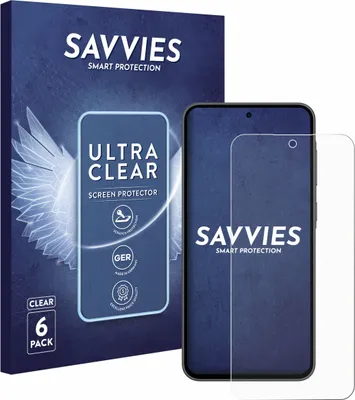 Produktbild von 6x Für Samsung Galaxy A36 5G Enterprise Edition Schutzfolie Savvies Displayschutz Display Schutz Folie Klar Transparent