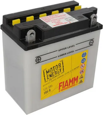 Immagine prodotto di Batteria Moto Fiamm 9Ah 120A 12V – Ftx9A-12B Fb9-B + Liquido (Sx) = Yuasa Yb9-B