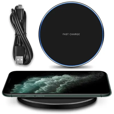 Produktbild von QI Wireless Ladestation Apple iPhone 11 Pro Kabellos Induktiv Charger Ladegerät