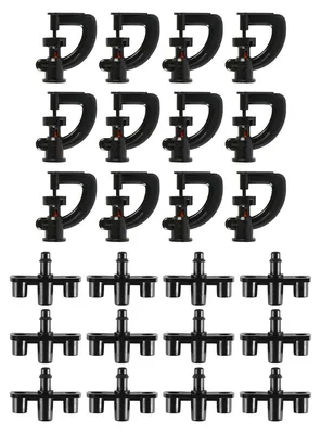 Productafbeelding van Set van 12 draaibare sproeiers met 7,5 mm aansluiting voor tuinbewatering