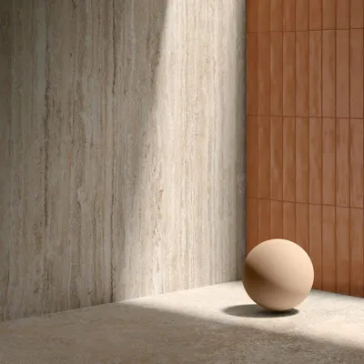 Produktbild von CASA39 Fliesen Marmoroptik Beige 5x30 cm Ragno Realstone_Travertino