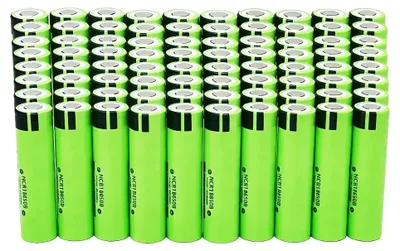 Immagine prodotto di Batteria agli ioni di litio 18650, 3400 mAh, ad alte prestazioni, 34B-3400mah-80pcs