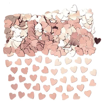 Image de Confetti de feuilles Sparkle Hearts or rose