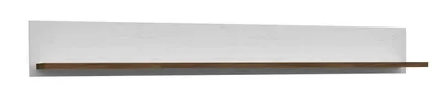 Produktbild von Furniture24 Hängeregal Prowansja P2 Wandregal Wandboard 170 Cm Kiefer Weiß/Lefkas Eiche