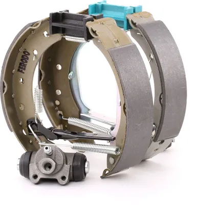 Produktbild von FERODO Bremsensatz Trommelbremse Hinten für RENAULT CLIO II (BB0/1/2, CB0/1/2) FMK326
