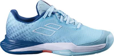 Produktbild von Babolat Jet Mach 3 All Court Junior Tennis Tennisschuhe Sportschuhe Kinderschuhe blau/weiß 32S23648-4105, Schuhgröße:35.5 EU