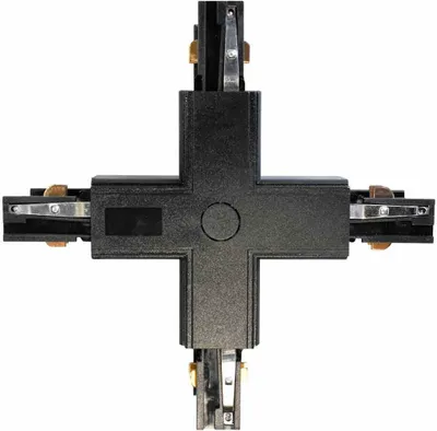 Produktbild von 3-Phasen Schienenstrahler X-Verbinder Schwarz Eko-Light TRACK