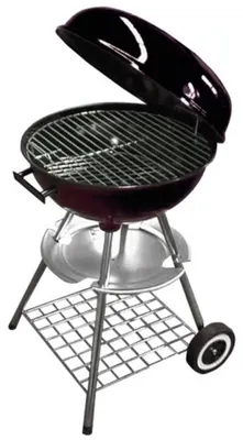 Produktbild von Emaille Kugelgrill Wagen Rollgrill Grillen Gartengrill Standgrill Barbecue