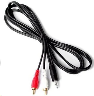 Obrázok produktu pre PREMIUMCORD Kábel, konektor Jack 2,5 mm stereo - 2x cinch (RCA) konektory, dĺžka 2 m