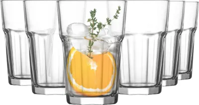Produktbild von GLASMARK® Gläser 6-Set 320 ml Große (max. 360ml) 6 Stück Longdrinkgläser transparent Saft und Cocktail Party Trinkglaswaren Saftgläser Trinkgläser für Wasser - Hochwertige Qualität -