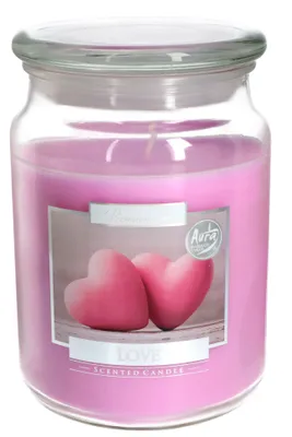 Produktbild von KOTARBAU® Duftkerze Duft Groß im Glas mit Deckel Love Geschenkidee Aromatherapie Dekorations-Kerzen Brenndauer bis zu 100 Stunden