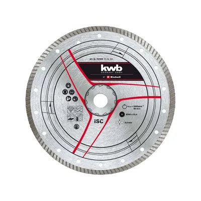 Zdjęcie produktu dla kwb by Einhell Maszyna do cięcia kamienia akcesoria DIA-cut. 300x25,4mm tur.