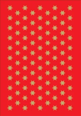 Produktbild von HERMA Weihnachts-Sticker DECOR "Sterne" 6 mm gold 3 Blatt à 105 Sticker