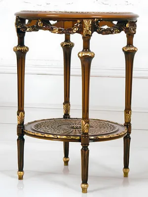 Produktbild von Beistelltisch Barock Rokoko Couchtisch Tisch Echtholz Möbel Tische Italien Neu
