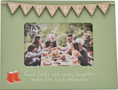Produktbild von Celebrations - "Love Life Memories" Rahmen WD3587 (15,24 cm x 10,16 cm) (Grün)