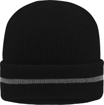 Produktbild von Reflective Beanie black/silver, Gr. one size