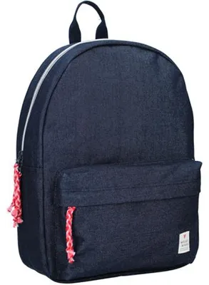 Immagine prodotto di Zaino Grande Milky Kiss Blu Effetto Denim, 39 x 29 x 16 cm