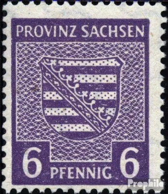 Produktbild von Briefmarken Sowjetische Zone (All.Bes.) 1946 Mi 76Y a gestempelt Provinzwappen