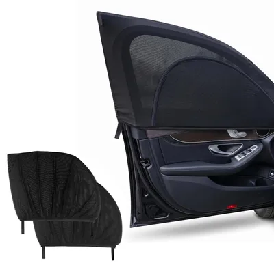 Produktbild von 2 Stück Universelle Autoscheibenblenden für Babys