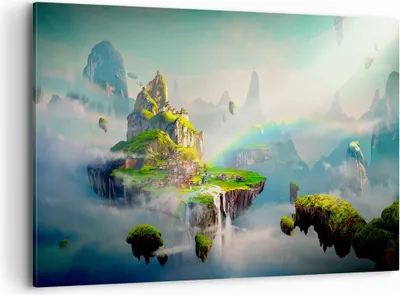 Produktbild von Bild auf Leinwand - Leinwandbild - Abstraktion Natur - 120x80cm - Wand Bild - Wanddeko - Wandbilder - Leinwanddruck - Bilder - Kunstdruck - Wanddekoration - Leinwand bilder - Wandkunst - AA120x80-3469