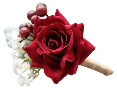 Produktbild von 2 künstliche Rosen-Blumenschmuckstücke für Hochzeiten