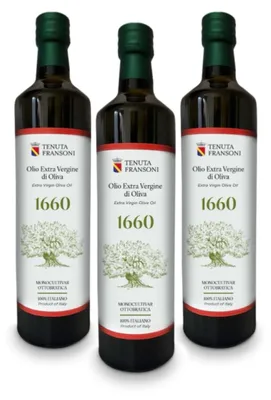 Produktbild von Tenuta Fransoni - Olivenöl Extra Vergine IGP - Monocultivar Ottobratica Calabrese - 3 x 500 ml