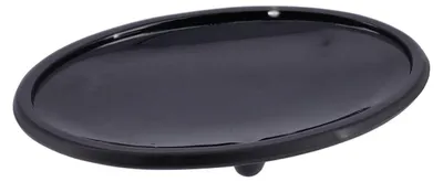 Produktbild von TENDANCE | Seifenschale - Seifenablage - aus Glas - 16x10x2 cm - schwarz - Seifenhalter - Badezimmer Bad Deko modern