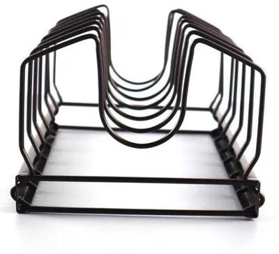 Image de Rangement de cuisine avec 6 compartiments réglables, en acier inoxydable, réglable