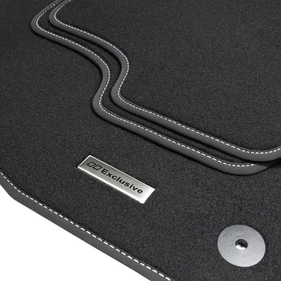 Produktbild von Fußmatten Edelstahl Exclusive Logo passend für BMW X1 U11 sDrive ab Bj. 10/2022-, Naht:Silber