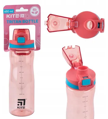 Produktbild von Kite Mädchen Trinkflasche 550ml BPA-frei Sport Tritan