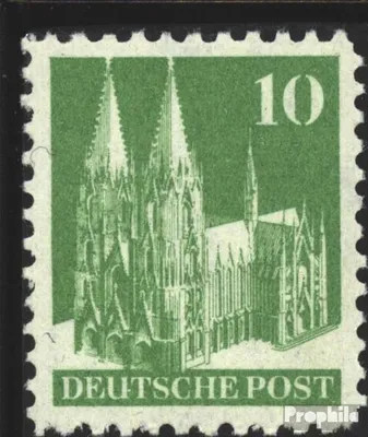 Produktbild von Briefmarken Bizone (Alliierte Besetzung) 1948 Mi 80W I B gestempelt Bauten