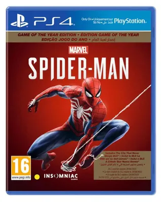 Produktbild von Playstation Games Ps4 Marvel Spider-man Goty Edition En/fr/pt/ar Durchsichtig  Durchsichtig One Size