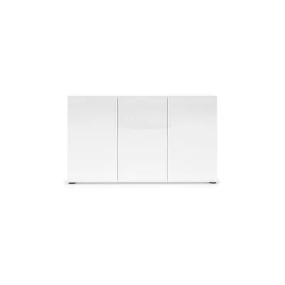 Produktbild von Sideboard >Mister< in weiss, Lack Hochglanz - 135x80x38cm (BxHxT)