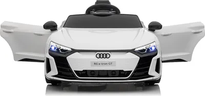 Produktbild von Audi RS e-tron GT Kinderauto Kinder Elektroauto 12V mit Musik,breitem Sitz, verstellbarem Sicherheitsgurt Weiß