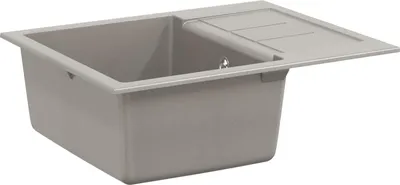 Produktbild von Waschbecken Grau 620 x 500 mm 80% Quarz und 20% Harz