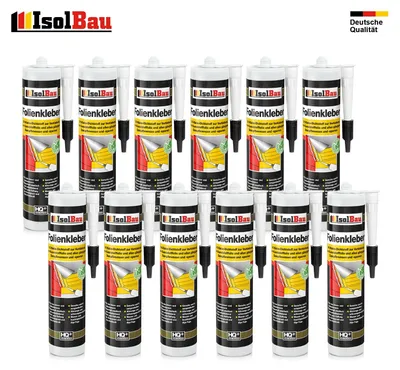 12x Folienkleber Dichtkleber Dampfbremse Dampfsperre Dampfbremsen PE