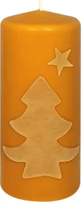 Produktbild von Weihnachtskerze "Pure" Übertaucht mit reinem Bienenwachs 130 x Ø 60 mm