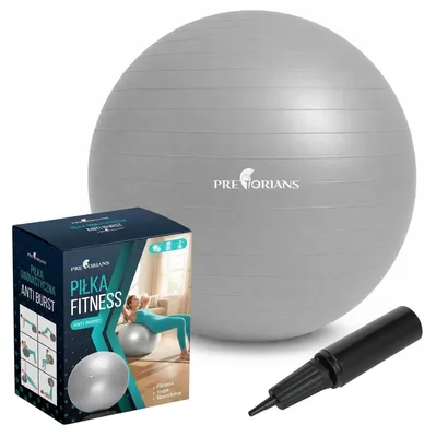Obrázek produktu pro Gymnastický míč 85 cm, sedací míč, cvičební míč pro fitness, jógu, těhotenskou gymnastiku, s pumpičkou, odolný proti prasknutí, tmavě šedý