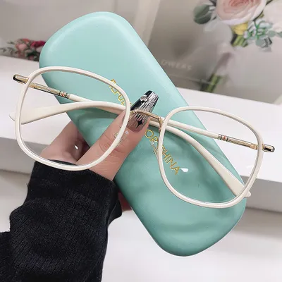 Produktbild von PACIEA Lesebrille Blaulichtfilter Oversized Damen Herren Weiß +100