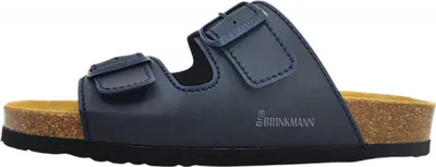 Image de Dr. Brinkmann : Chaussures de ville pour hommes, sandales, couleur noire, style décontracté