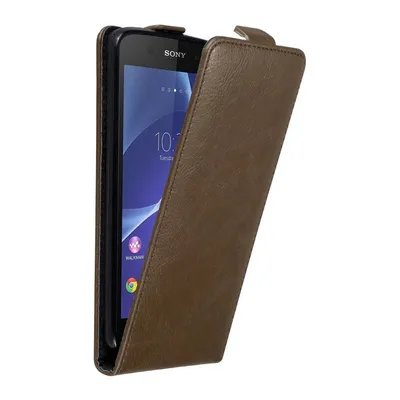 Zdjęcie produktu dla Cadorabo DE-121191, Sony, Sony Xperia Z3, Brązowy