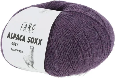Produktbild von Lang Yarns - Alpaca Soxx 4-fach/4-PLY 0147 lila melange