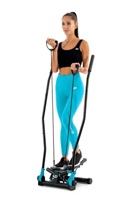 Produktbild von Hop-Sport Stepper HS-045S Slim, Swing Stepper mit LCD-Bildschirm, Stepper für Zuhause mit seitlichen Haltegriffen - platzsparend und stabil