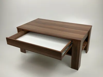 Produktbild von Möbel SD Couchtisch EWA, Holzwerkstoff Nussbaum Optik, modern, L 100 cm T 57 cm H 43.5 cm, eigene Fertigung Deutschland