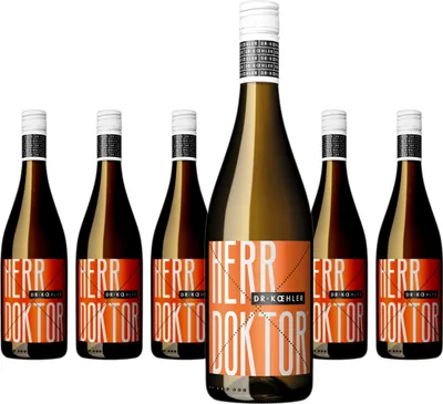Produktbild von 6 x Dr. Koehler "Herr Doktor" Qualitätswein halbtrocken