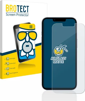 Produktbild von BROTECT Entspiegelungs Schutzglas für Apple iPhone 13 Pro Schutzfolie Panzer Folie Glas Display Schutz matt